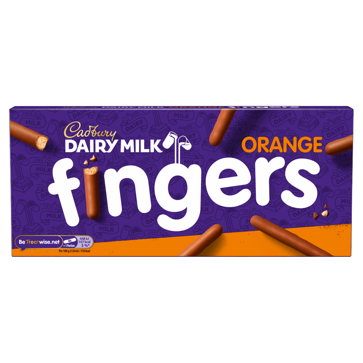Cadbury Dairy Milk Orange Fingers 114g