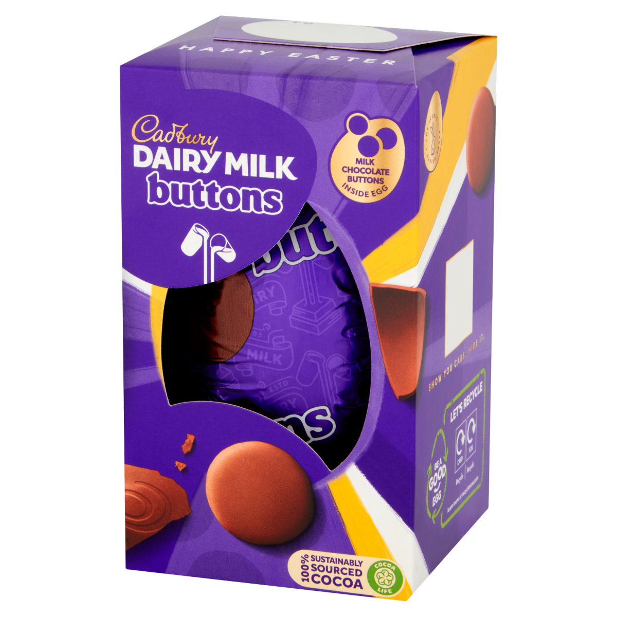 Cadbury Dairy Milk Buttons Chocolate Egg 96g