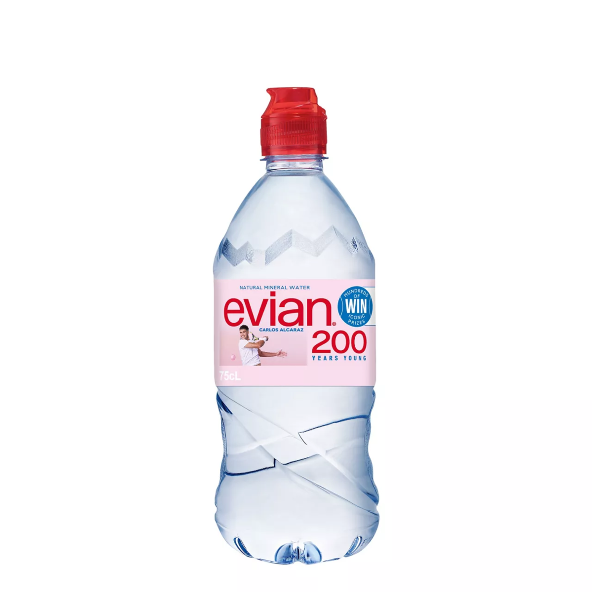 Evian Natural Bottled Mineral Still Water 750ml