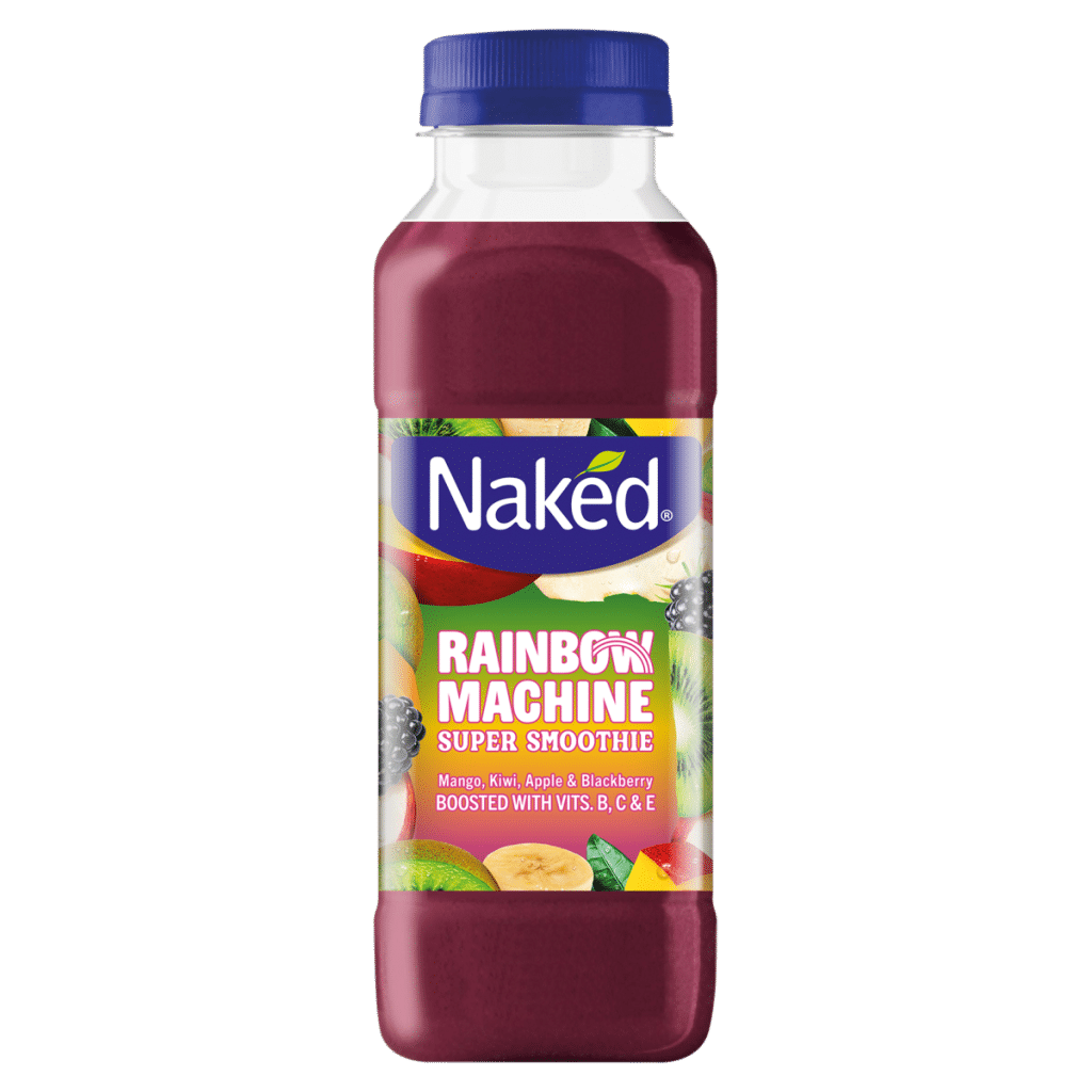 Naked Rainbow Machine Mango, Kiwi, Apple & Blackberry Super Smoothie 300ml