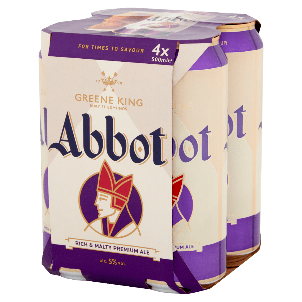Greene King Abbot Rich & Malty Premium Ale 4 x 500ml