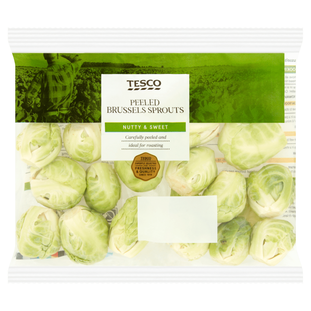 Tesco Peeled Brussels Sprouts 200g