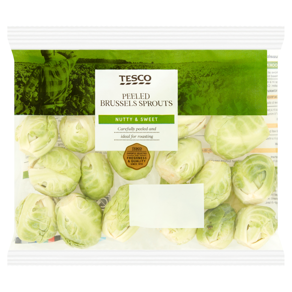 Tesco Peeled Brussels Sprouts 200g