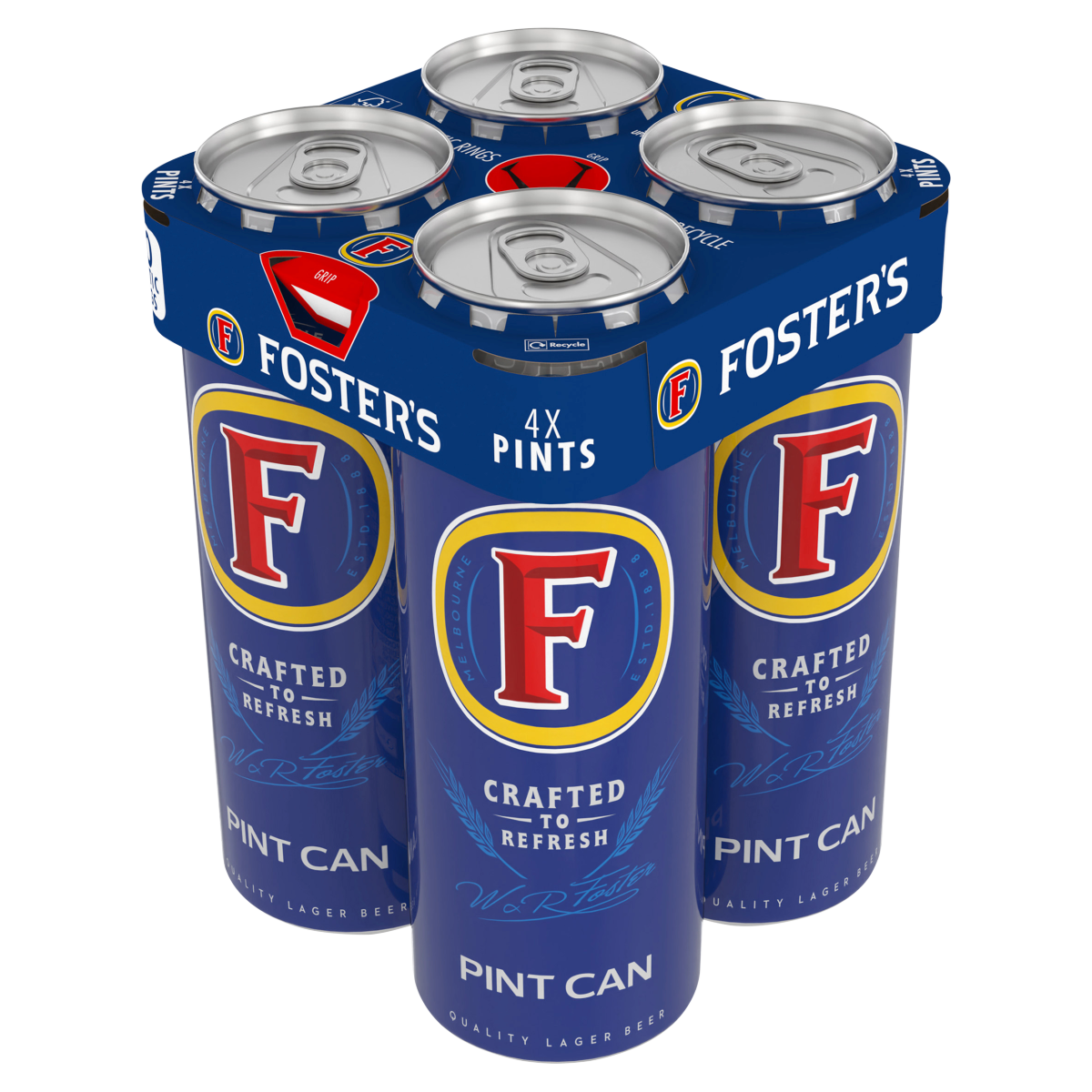 Foster’s Pint Can Quality Lager Beer 568ml