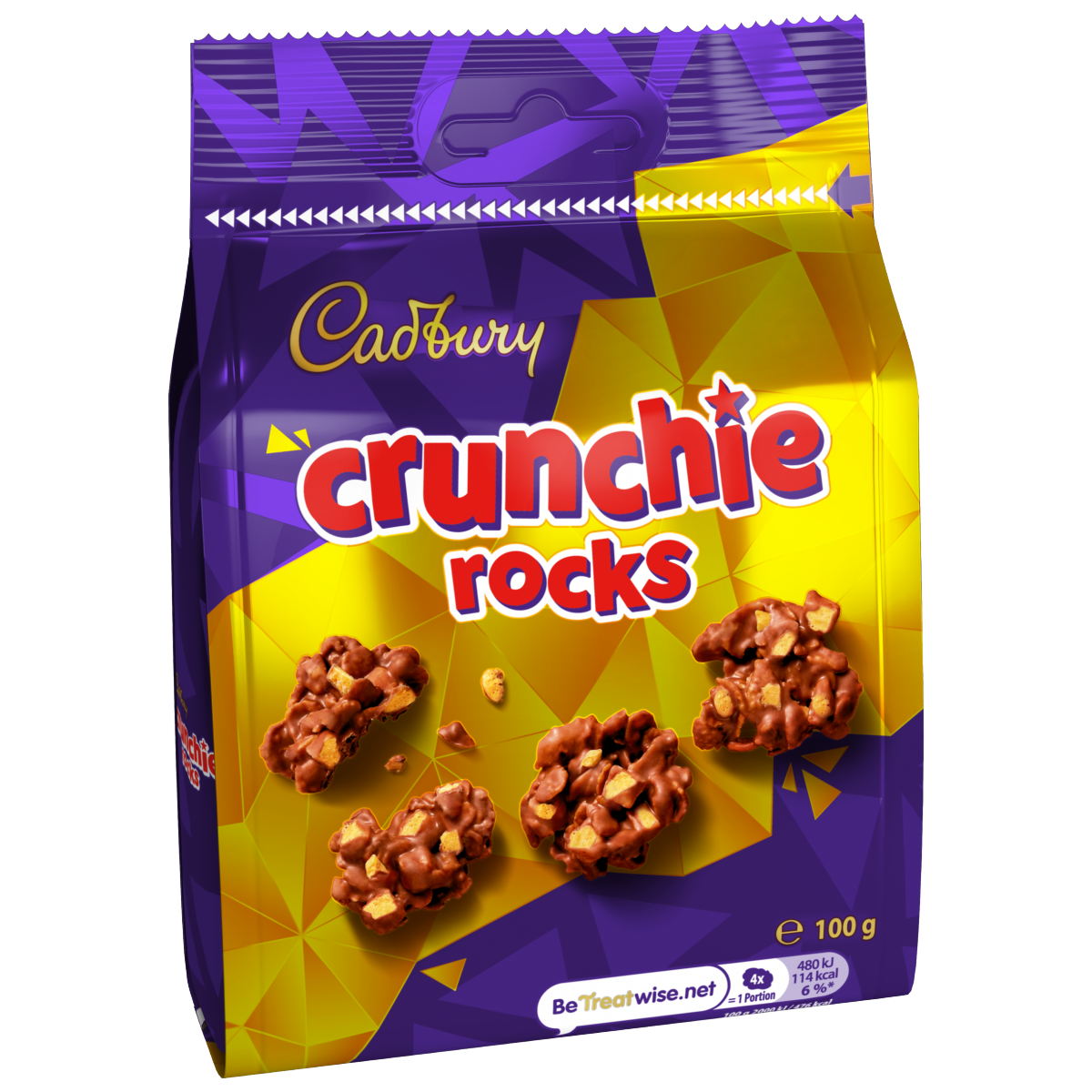 Cadbury Crunchie Rocks Chocolate Bag 100g