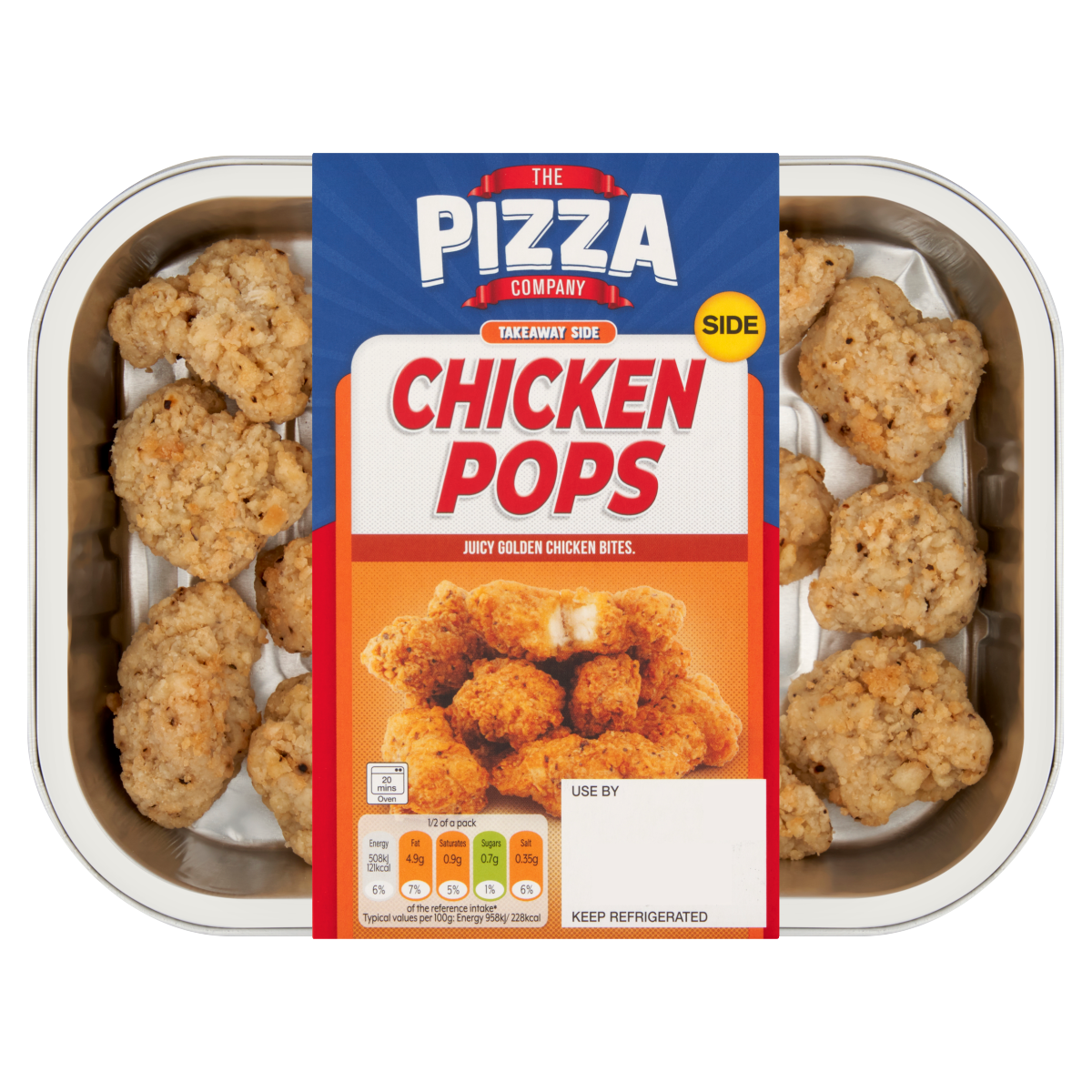 The Pizza Company Chicken Pops 128g