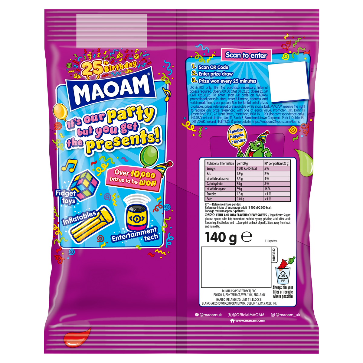 MAOAM Joystixx 140g
