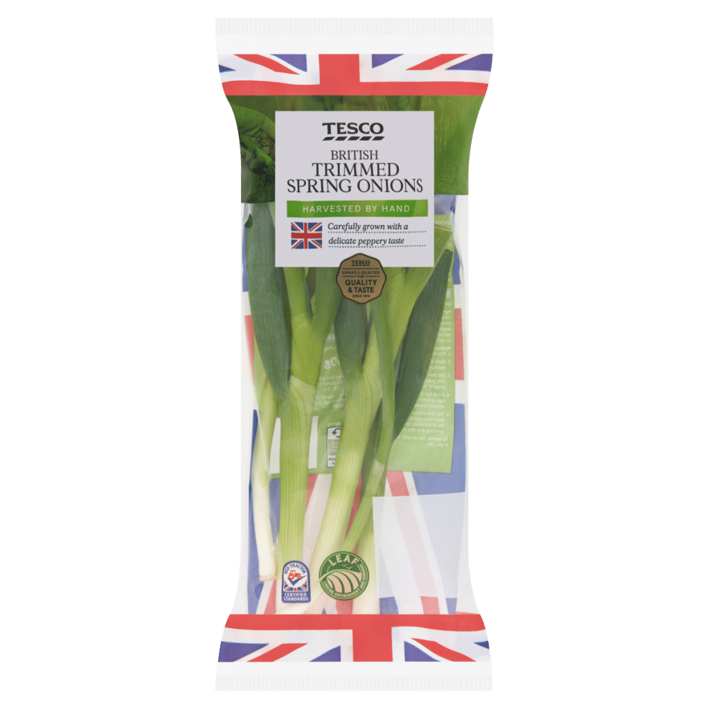Tesco British Trimmed Spring Onions 100g