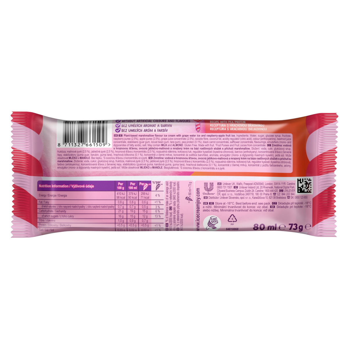 Heartbrand Twister Mallow Ice Lolly 80ml