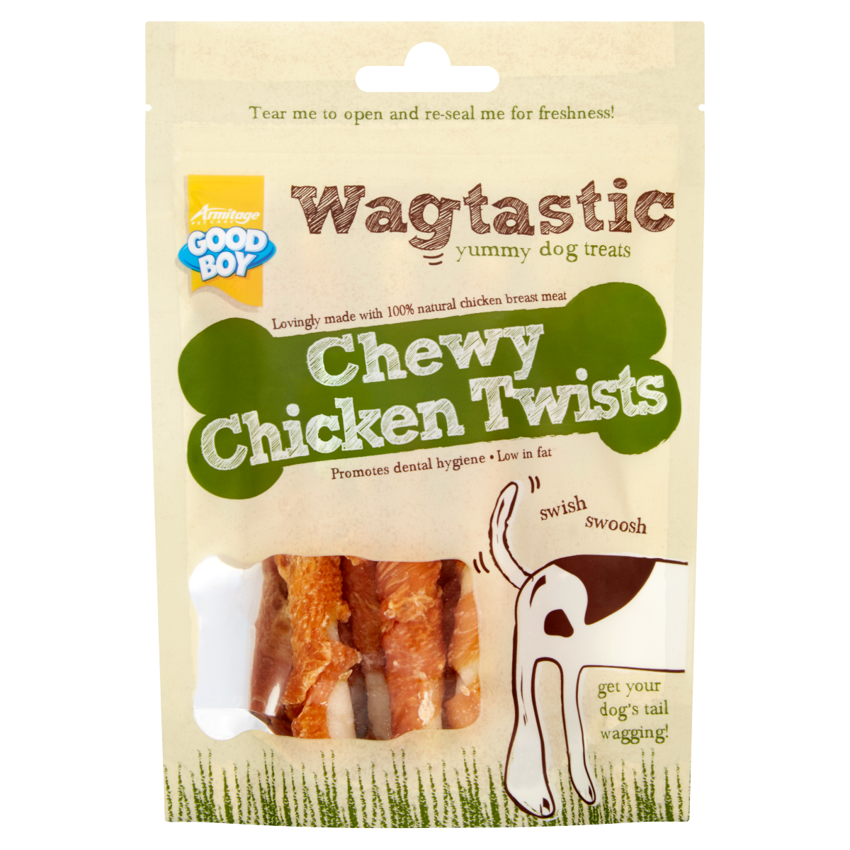 Good Boy Wagtastic Chewy Chicken Twists 70g