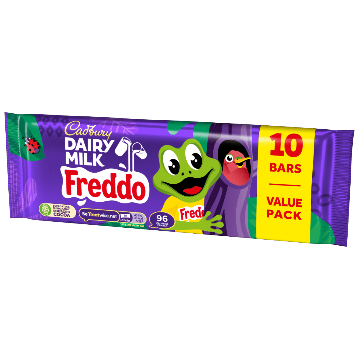 Cadbury Dairy Milk Freddo Chocolate Bar 10 Pack Multipack 180 g (10 x 18g)