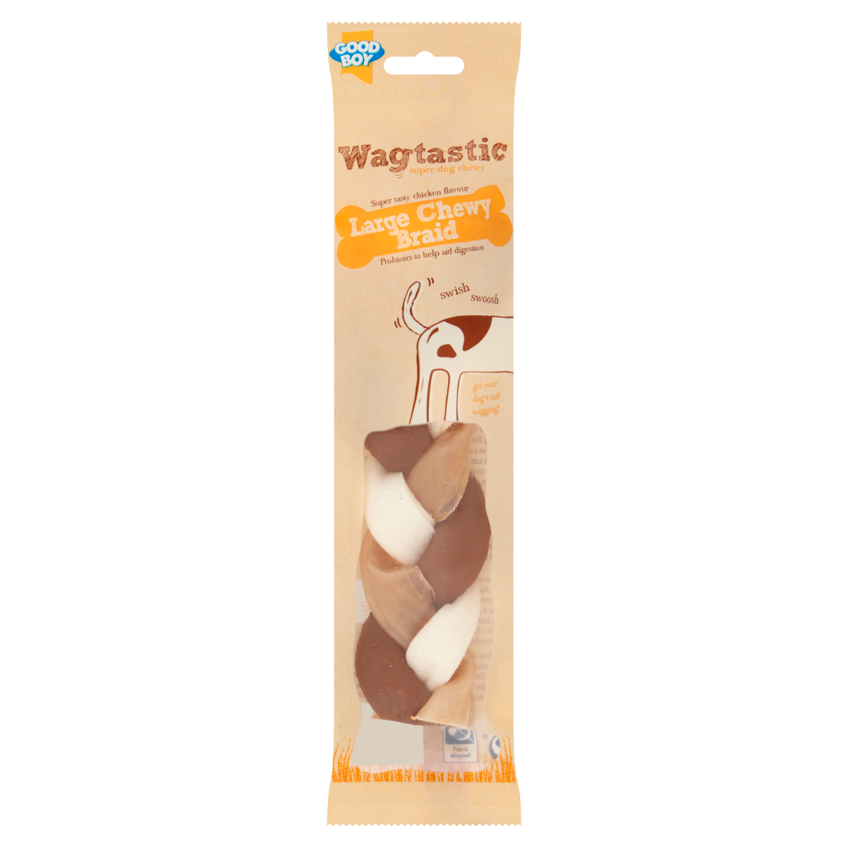 Good Boy Wagtastic Large Chewy Braid 80g