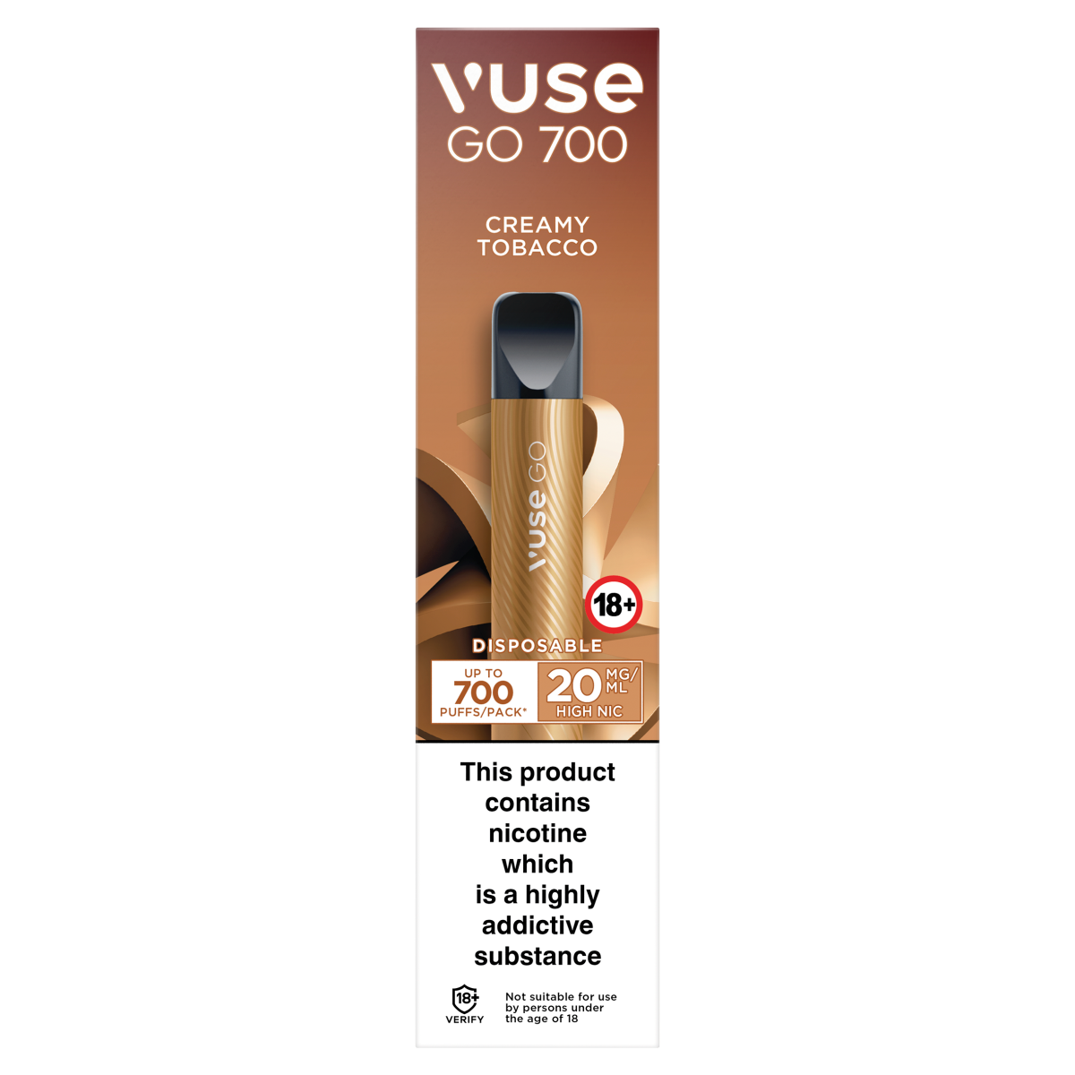Vuse Go Creamy Tobacco Disposable 20mg/ml