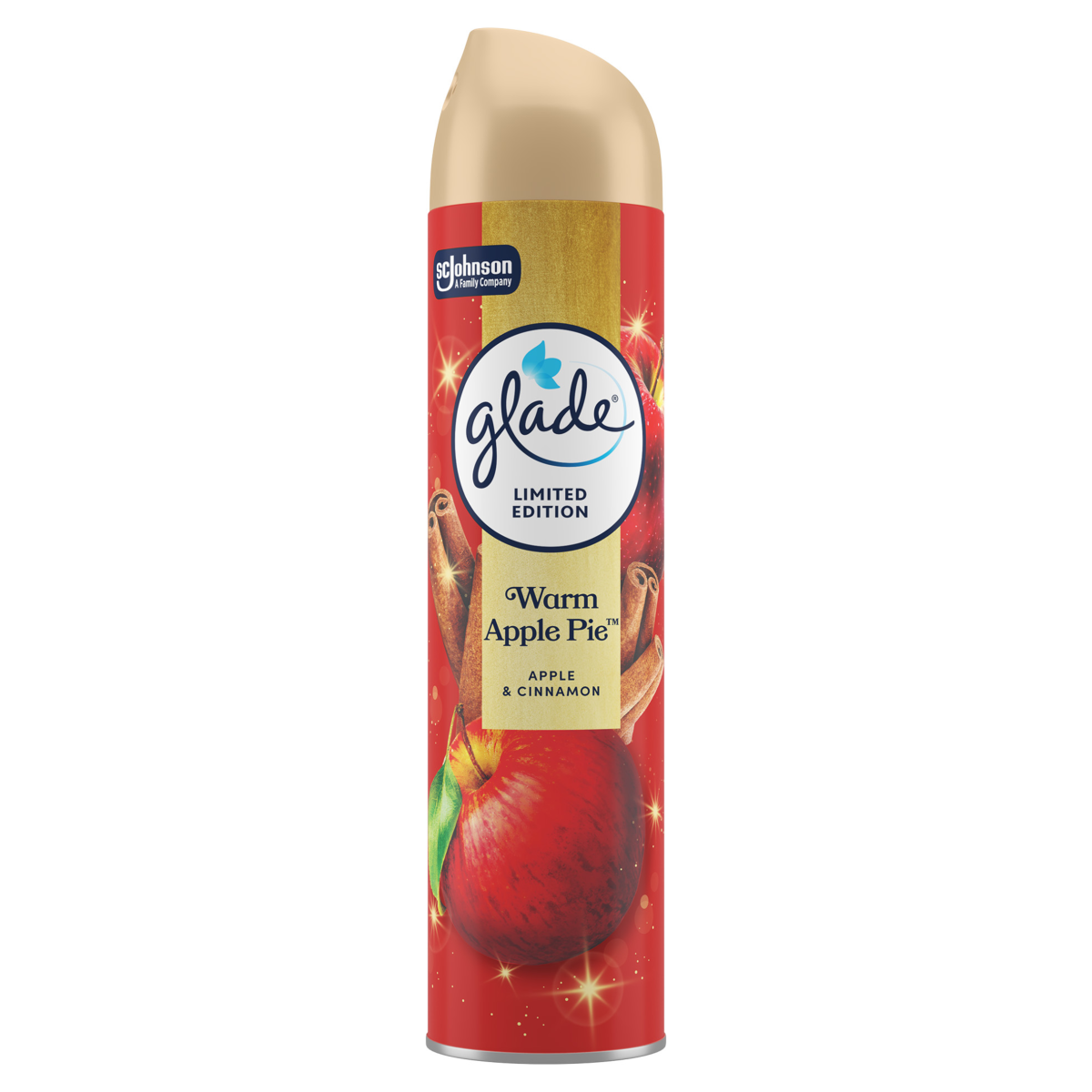 Glade Aerosol Air Freshener Warm Apple Pie 300ml