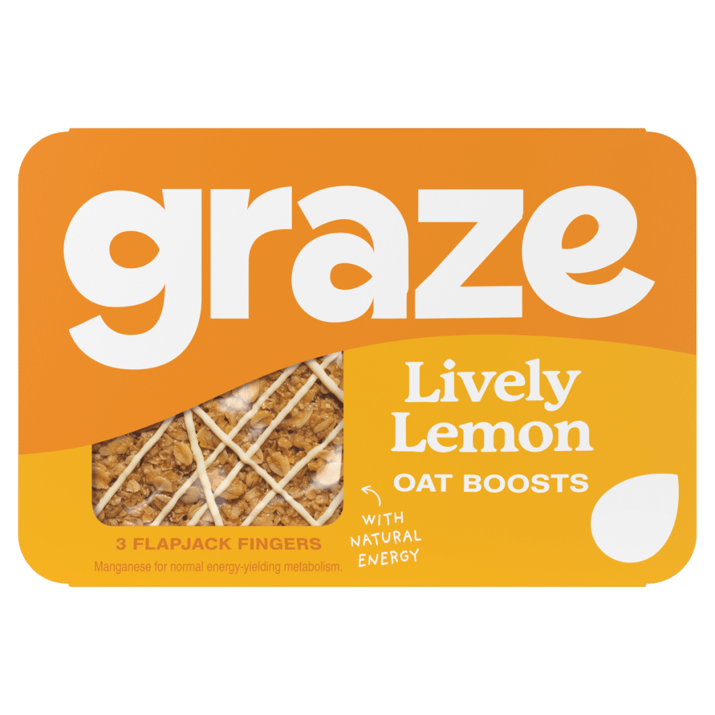 Graze Lively Lemon Oat Boosts 50g