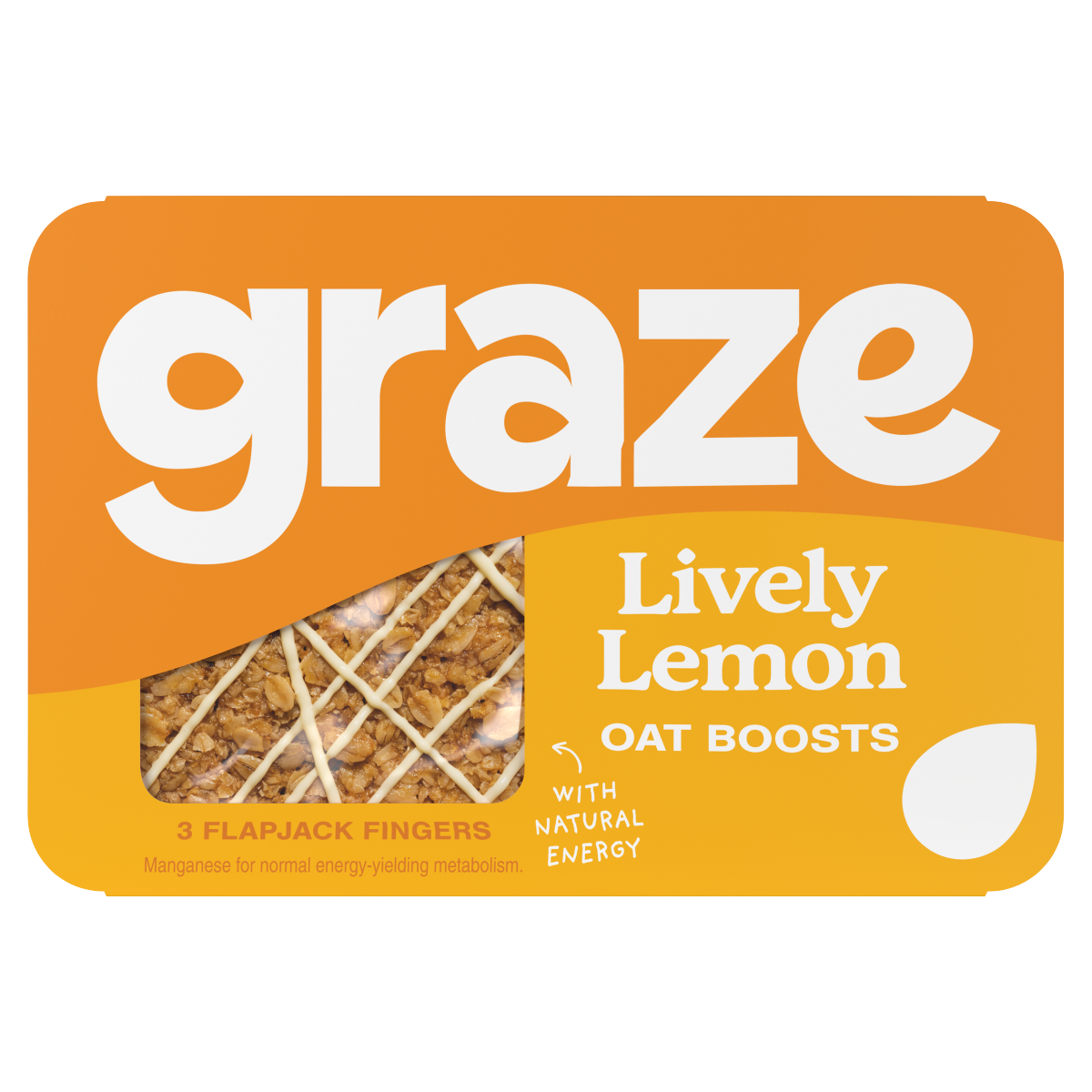 Graze Lively Lemon Oat Boosts 50g