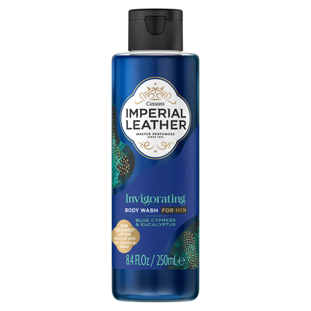IMPERIAL LEATHER Invigorating Body Wash for Men Blue Cypress & Eucalyptus 250ml
