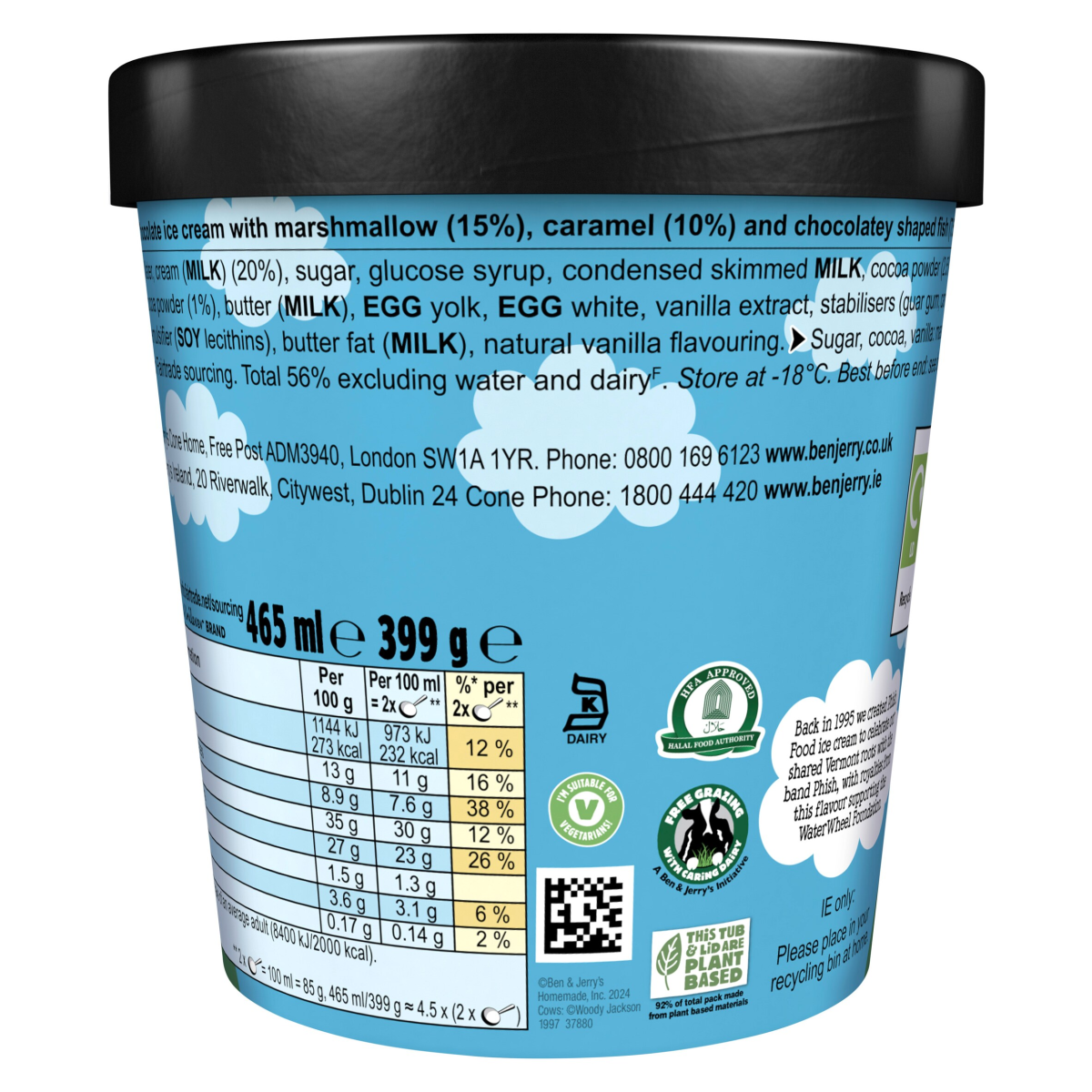 Ben & Jerry’s Ice Cream Phish Food 465 ml