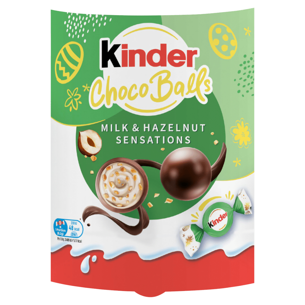 Kinder 11 Choco Balls Milk & Hazelnut Sensations 90g