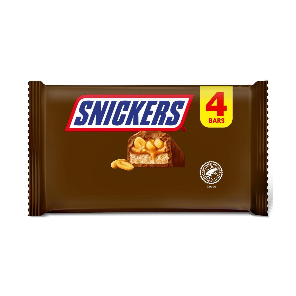 Snickers Peanut Multipack Chocolate Bars 4 x 40g