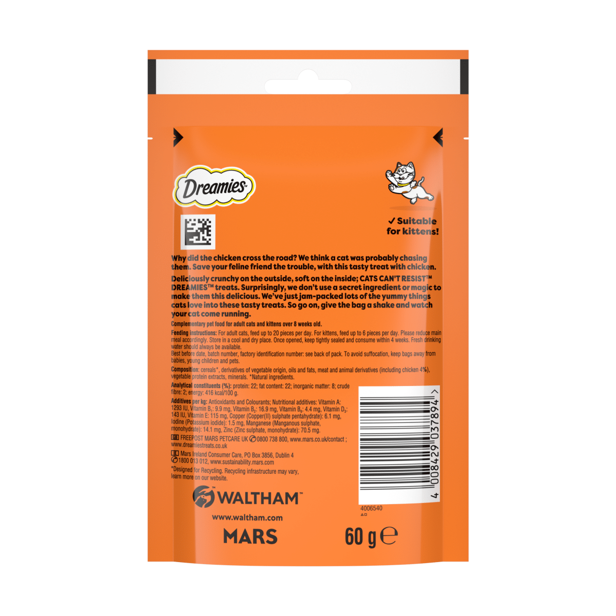 DREAMIES Cat Treat Biscuits with Chicken 60g