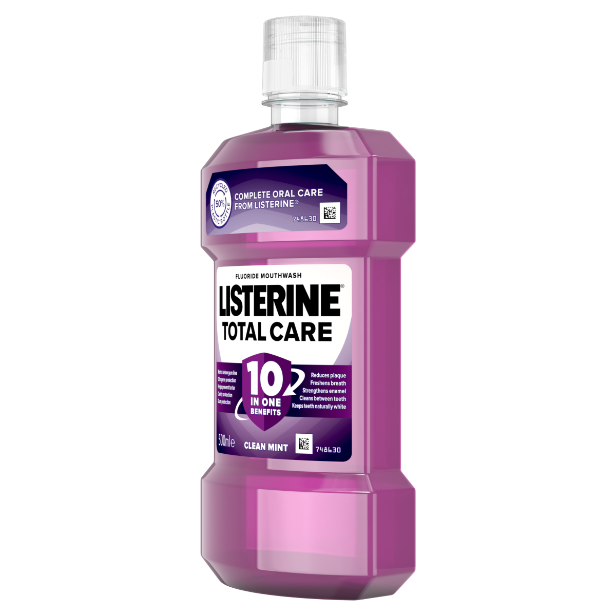 Listerine Total Care 10-in-1 Benefit Clean Mint Mouthwash 500ml