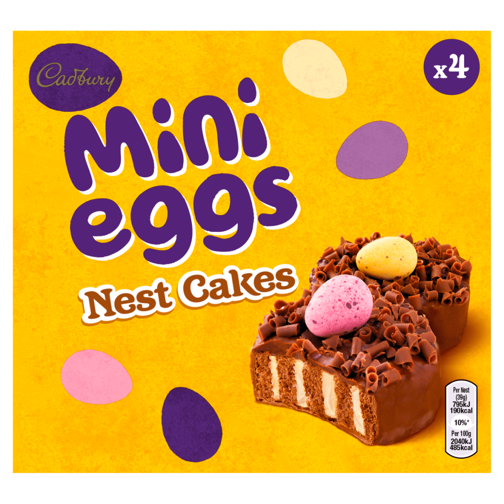 Cadbury 4 Mini Eggs Nest Cakes
