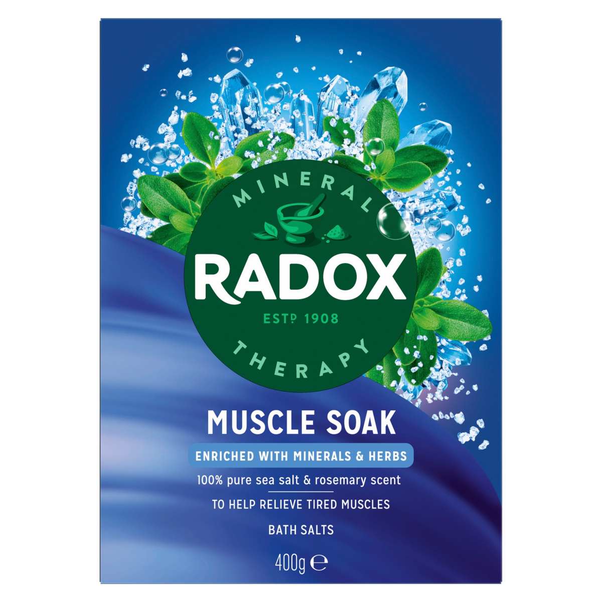 Radox Mineral Therapy Muscle Soak Bath Salts 400 g