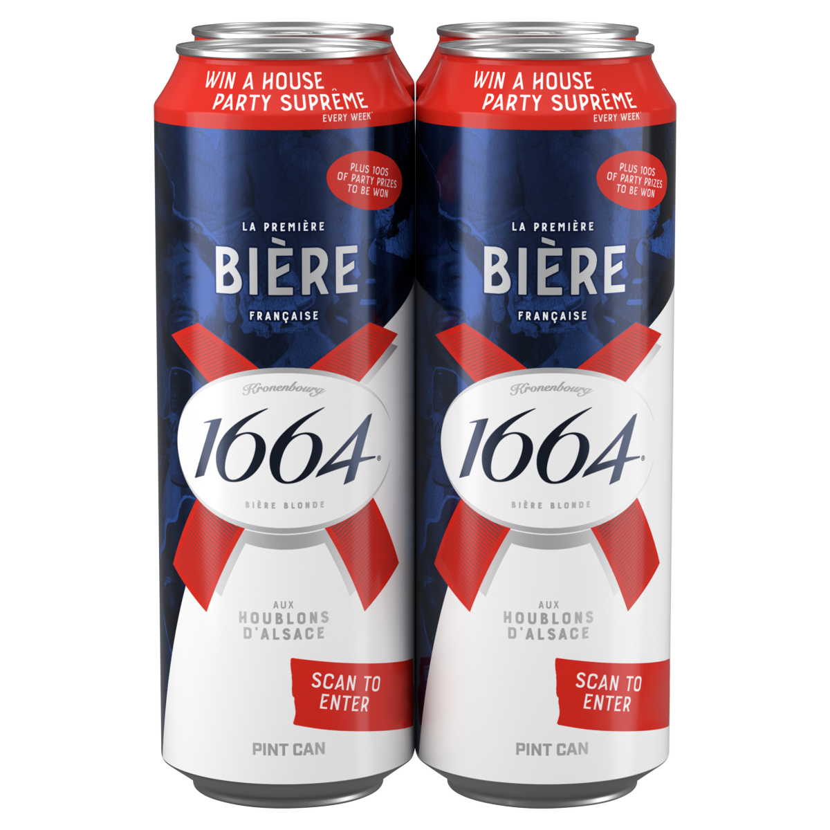 Kronenbourg 1664 Bière Blonde 4 x 568ml