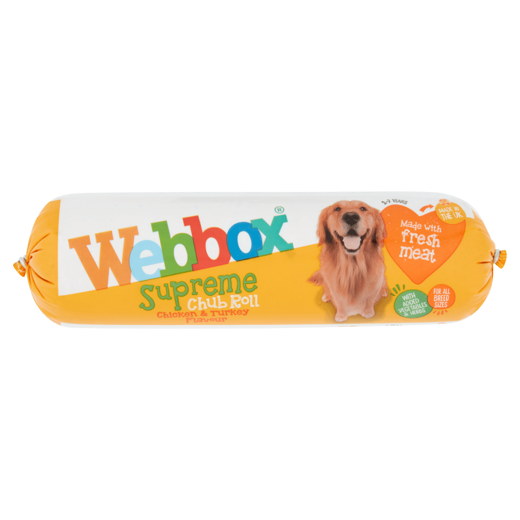 Webbox Supreme Chub Roll Chicken & Turkey Flavour 1-7 Years 720g