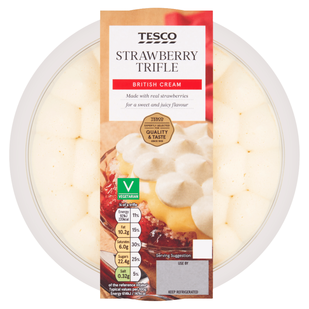 Tesco Strawberry Trifle 600g