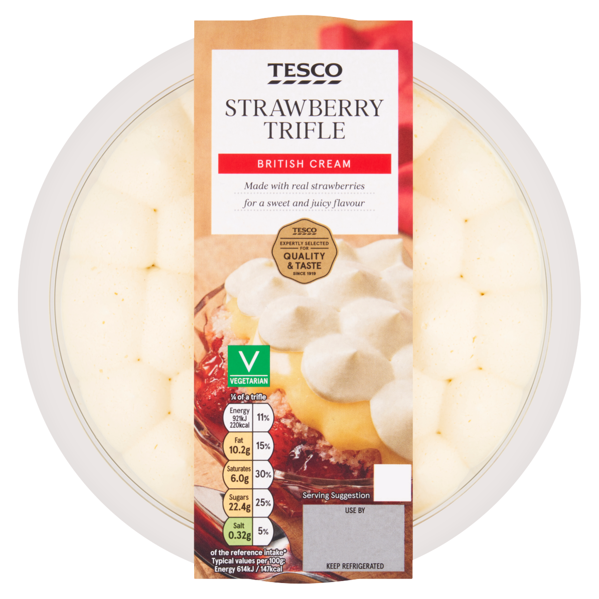 Tesco Strawberry Trifle 600g
