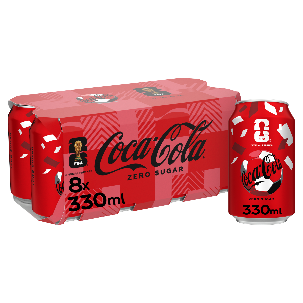 Coca-Cola Zero Sugar 8 x 330ml Cans