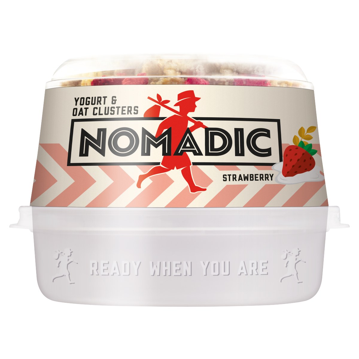 Nomadic Yogurt & Oat Clusters Strawberry 169g