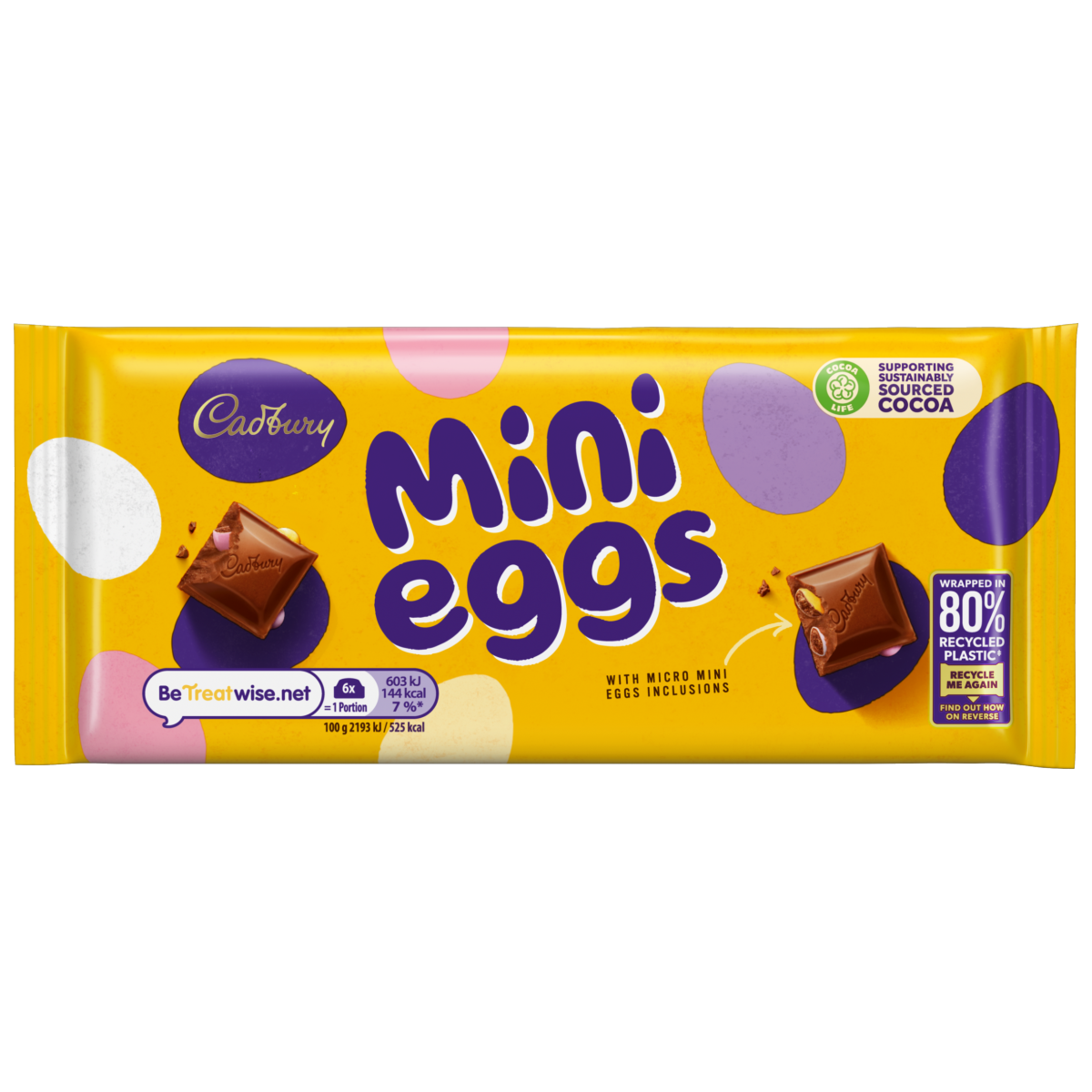 Cadbury Mini Eggs Chocolate Bar 110g