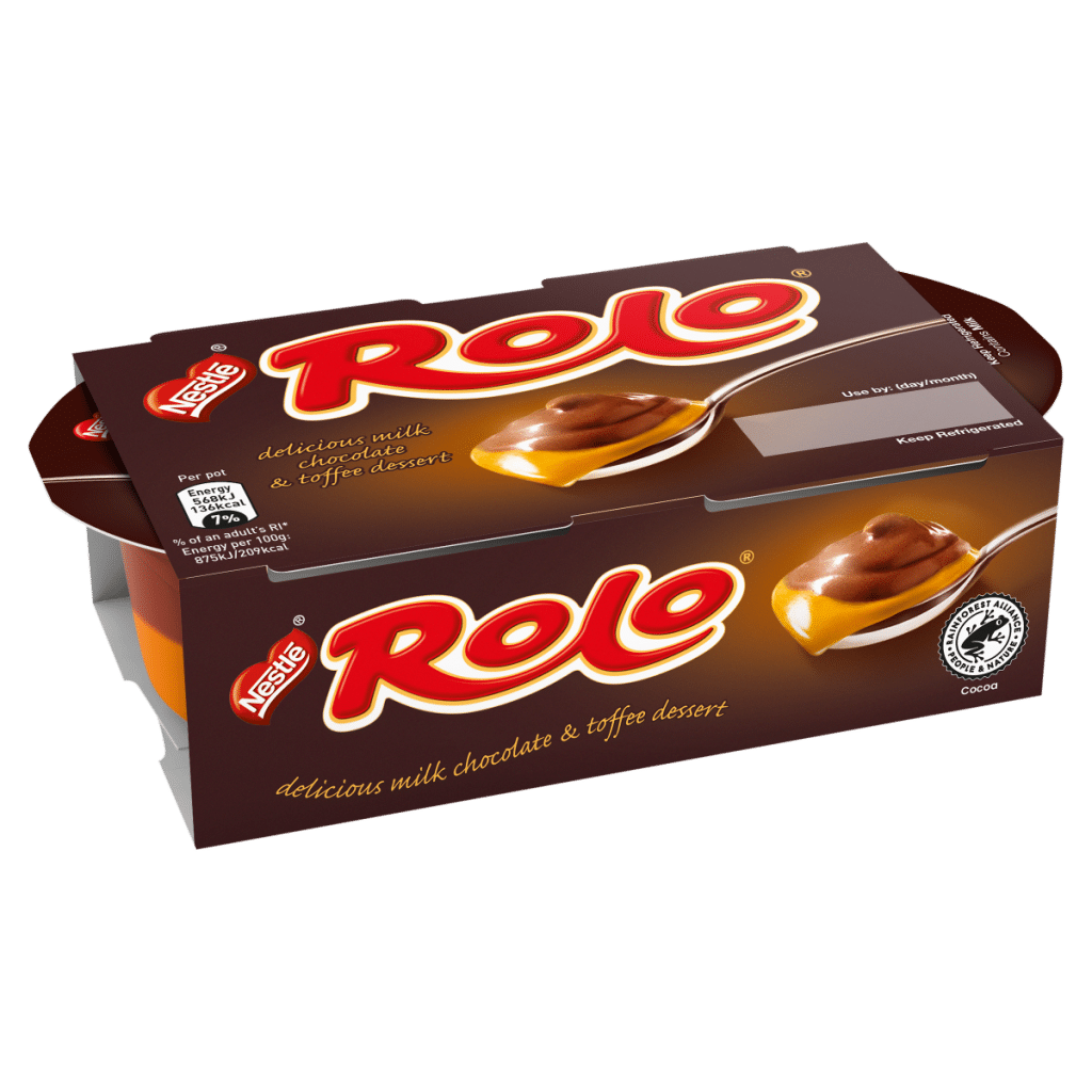 Rolo Delicious Milk Chocolate & Toffee Dessert 2 x 65g (130g)