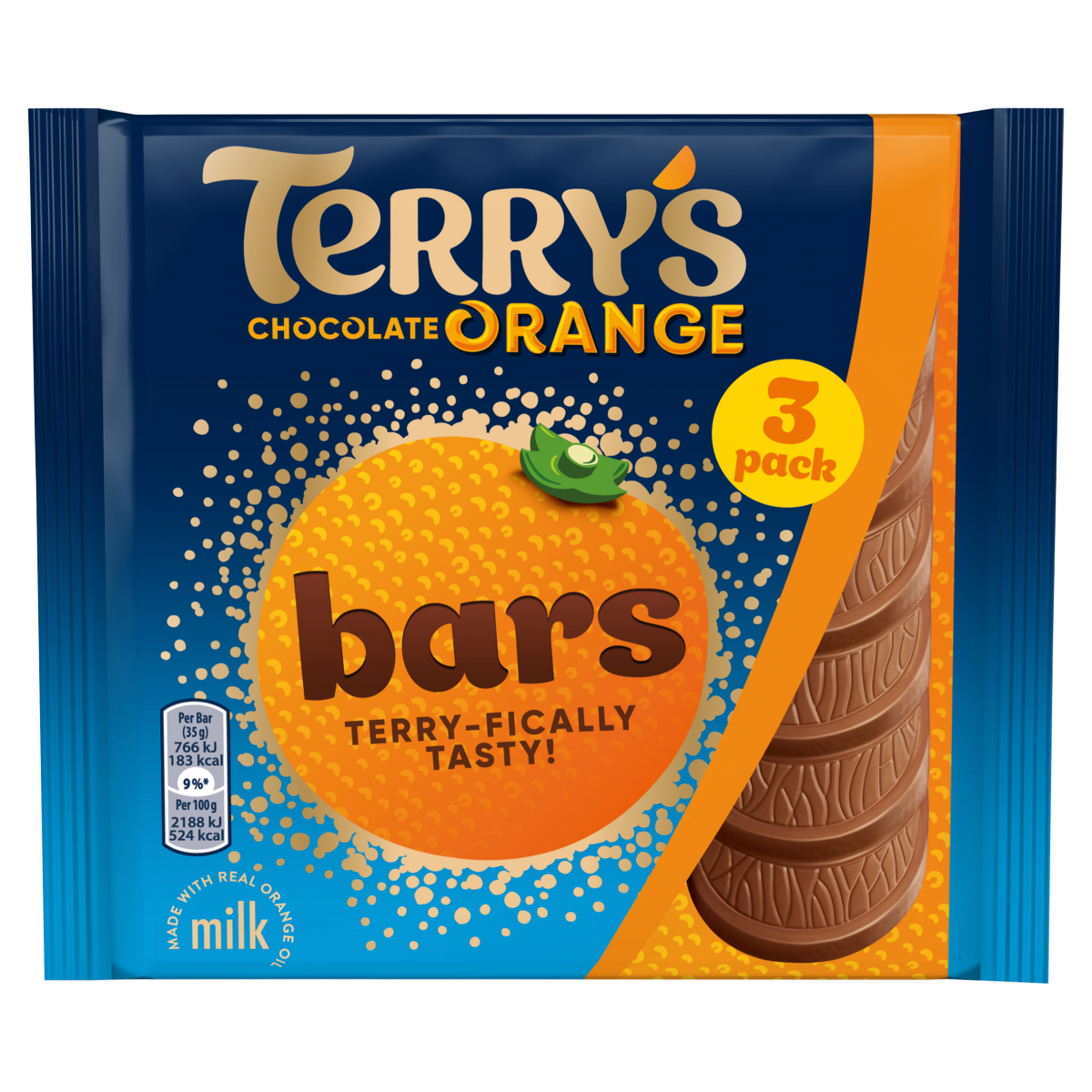 Terry’s Chocolate Orange Bars 3 x 35g (105g)