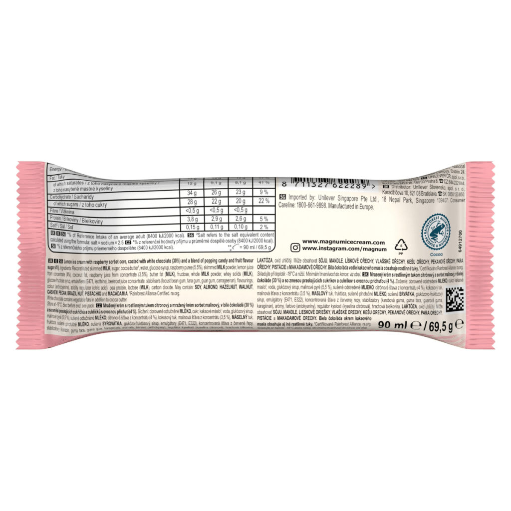Magnum Collection Ice Cream Stick Pink Lemonade 90ml