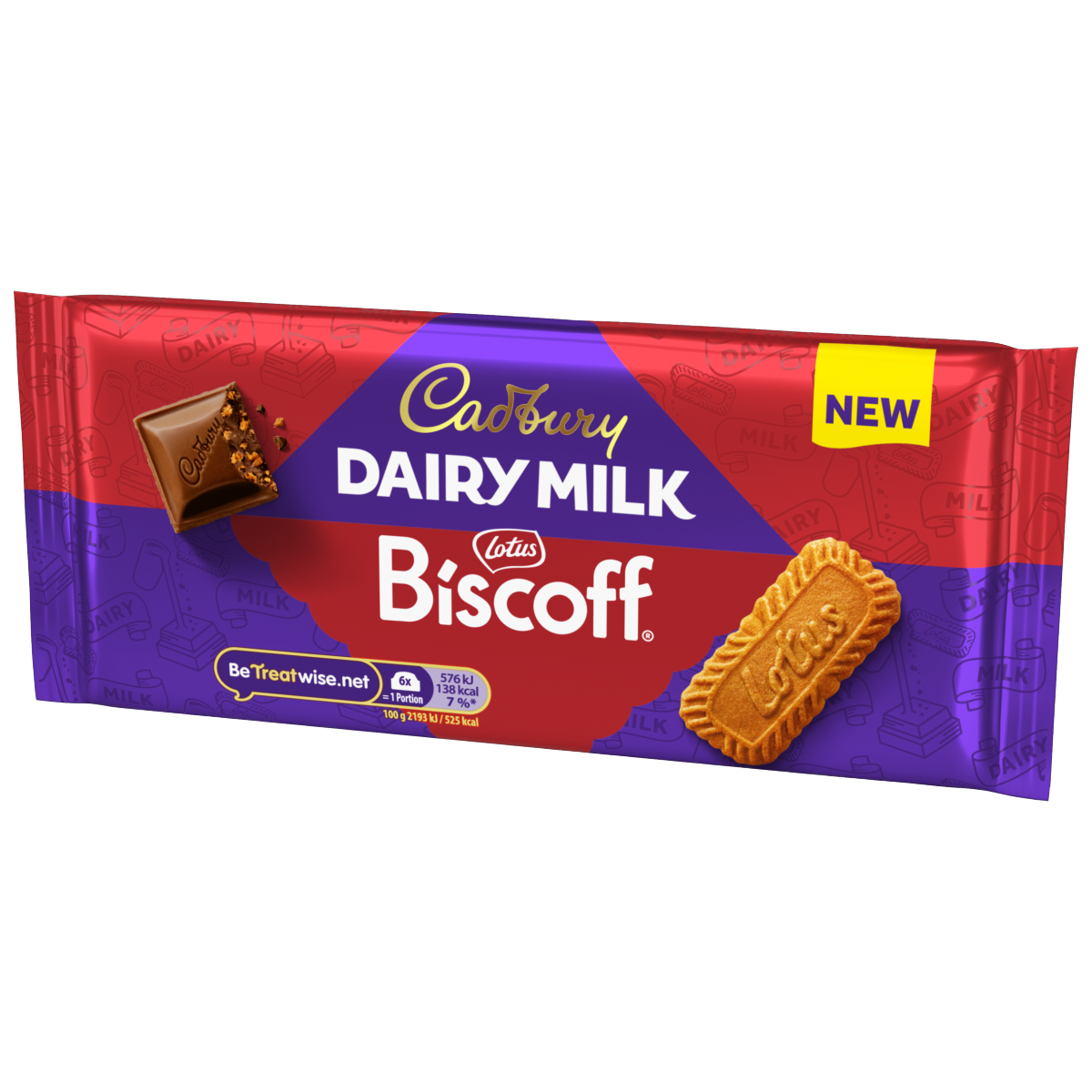 Cadbury Dairy Milk Biscoff Biscuit Chocolate Bar 105 g