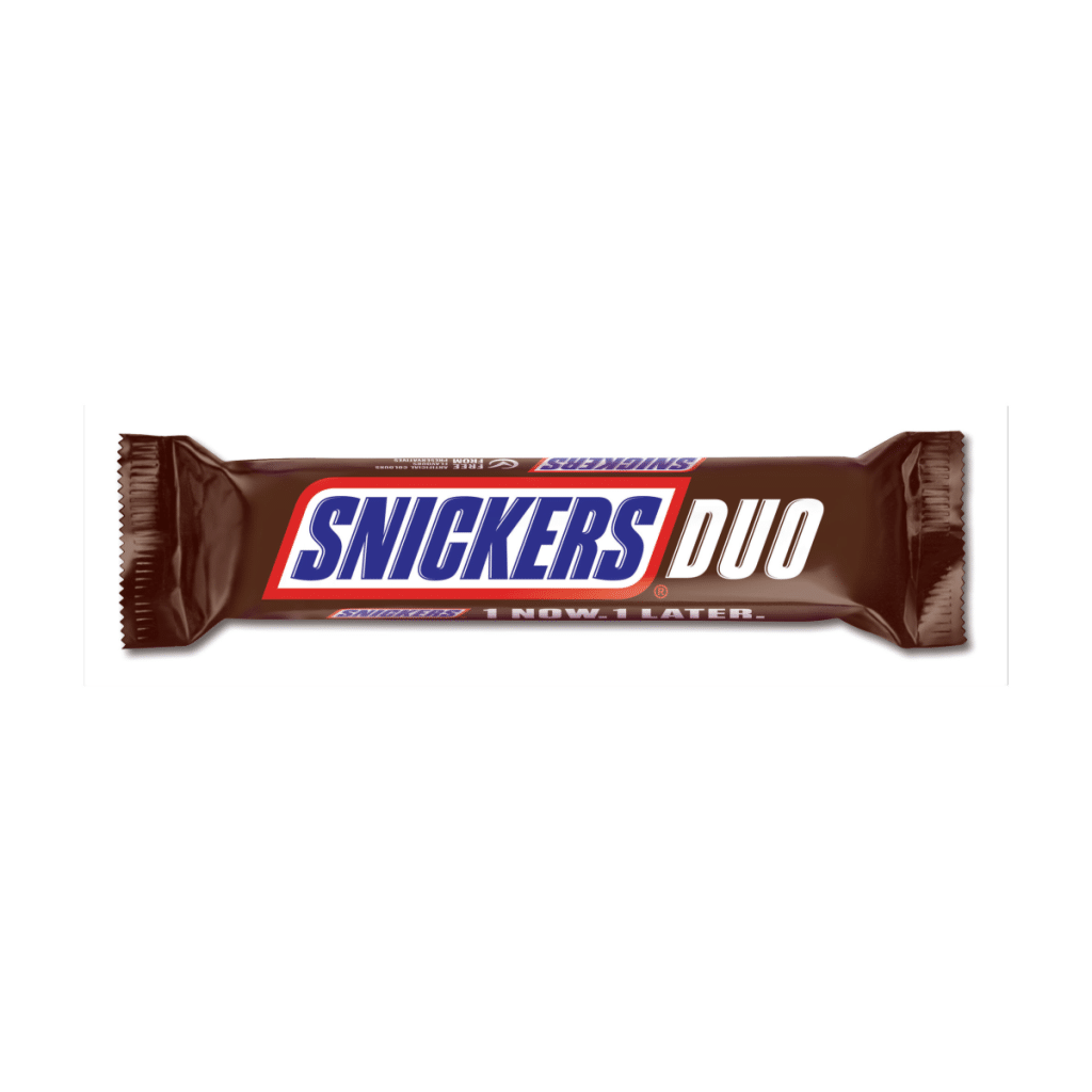 Snickers Caramel, Nougat & Peanuts Chocolate Snack Bar Duo 83.4g
