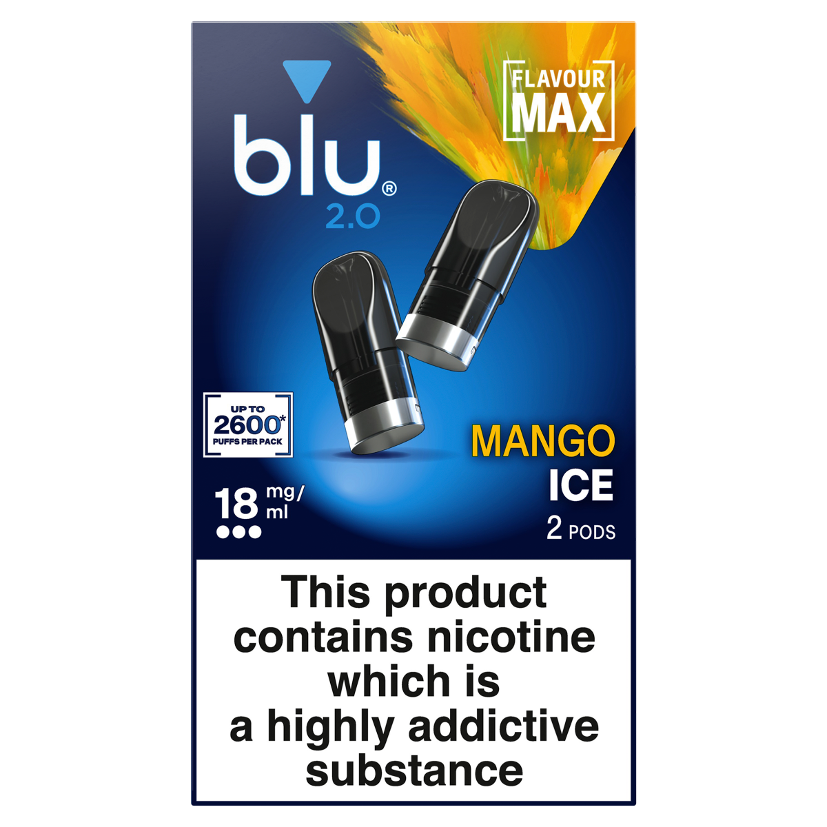 blu 2.0 Mango Ice Pods 18mg/ml
