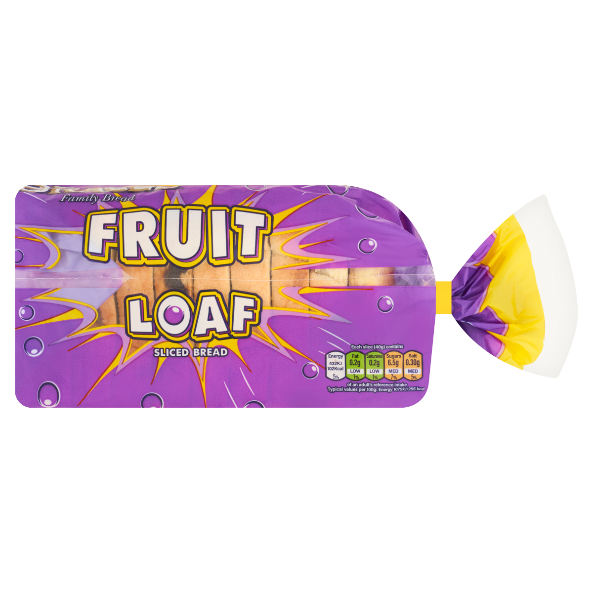 Brace’s Fruit Loaf Sliced Bread 400g