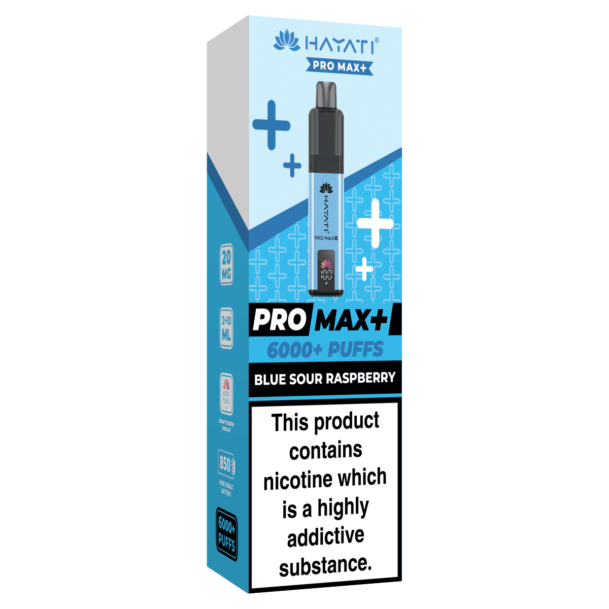 Hayati Pro Max+ 6000+ Puffs Blue Sour Raspberry