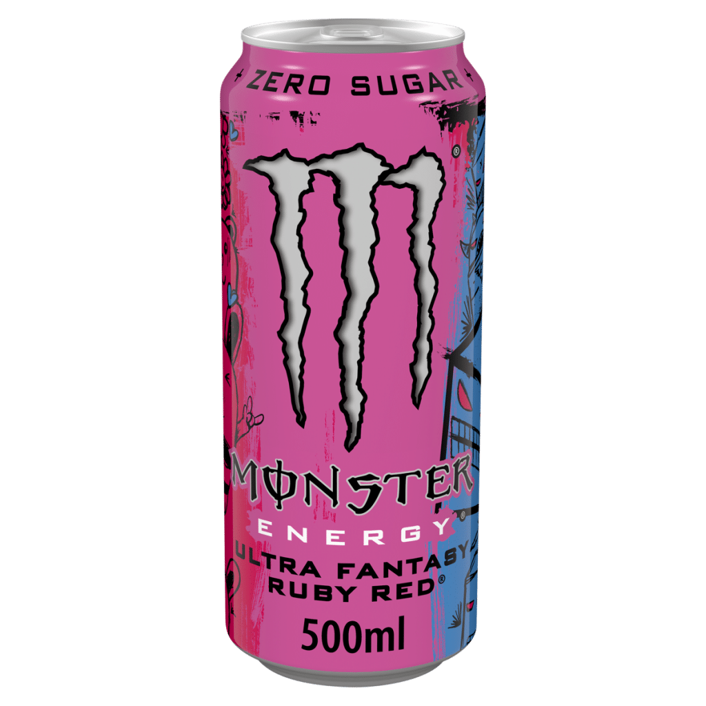 Monster Energy Drink Ultra Fantasy Ruby Red Zero Sugar 500ml