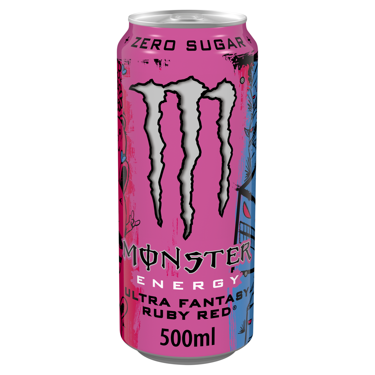 Monster Energy Drink Ultra Fantasy Ruby Red Zero Sugar 500ml