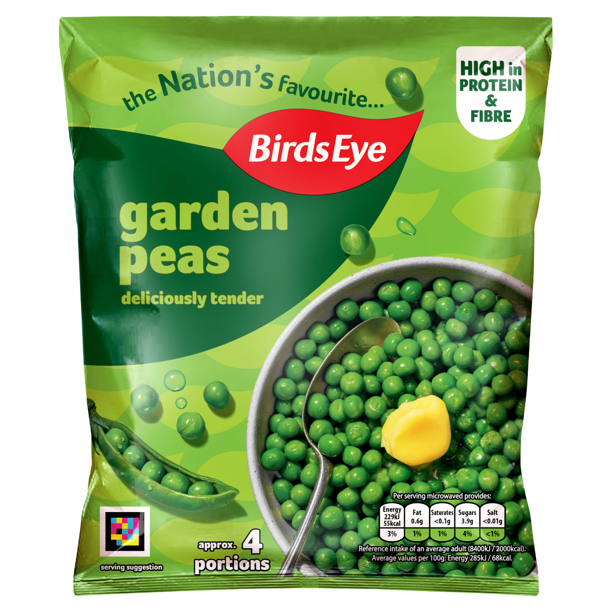 Birds Eye Garden Peas 375g