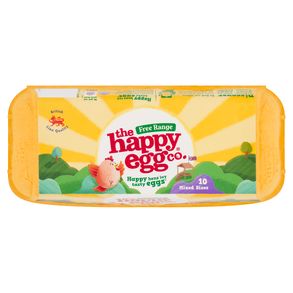 The Happy Egg Co. Free Range 10 Mixed Sizes 497g
