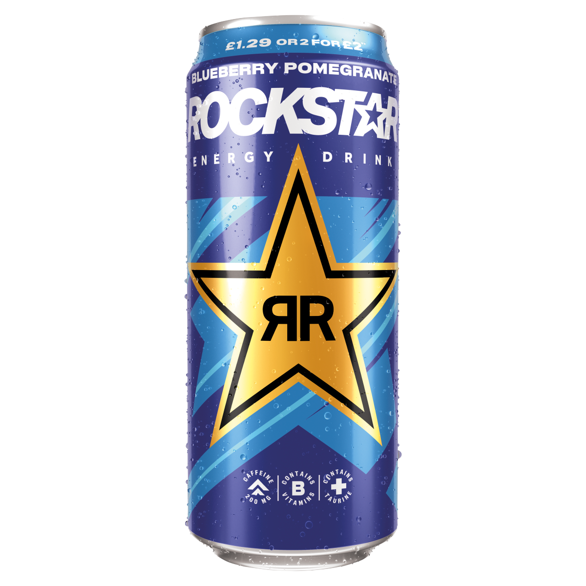 Rockstar Blueberry Pomegranate Energy Drink 500ml