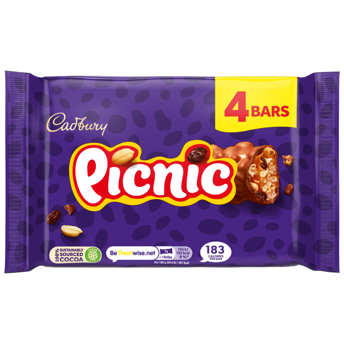 Cadbury Picnic Chocolate Bar 152g