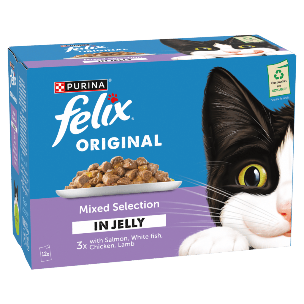 FELIX Original Mixed Selection in Jelly Wet Cat Food 12x85g